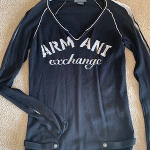 Armani exchange top/sweater. Size medium.